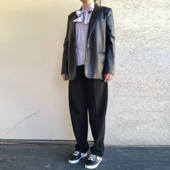 Zara Bow Blouse With Floral Print Size S - Picture 9 of 9